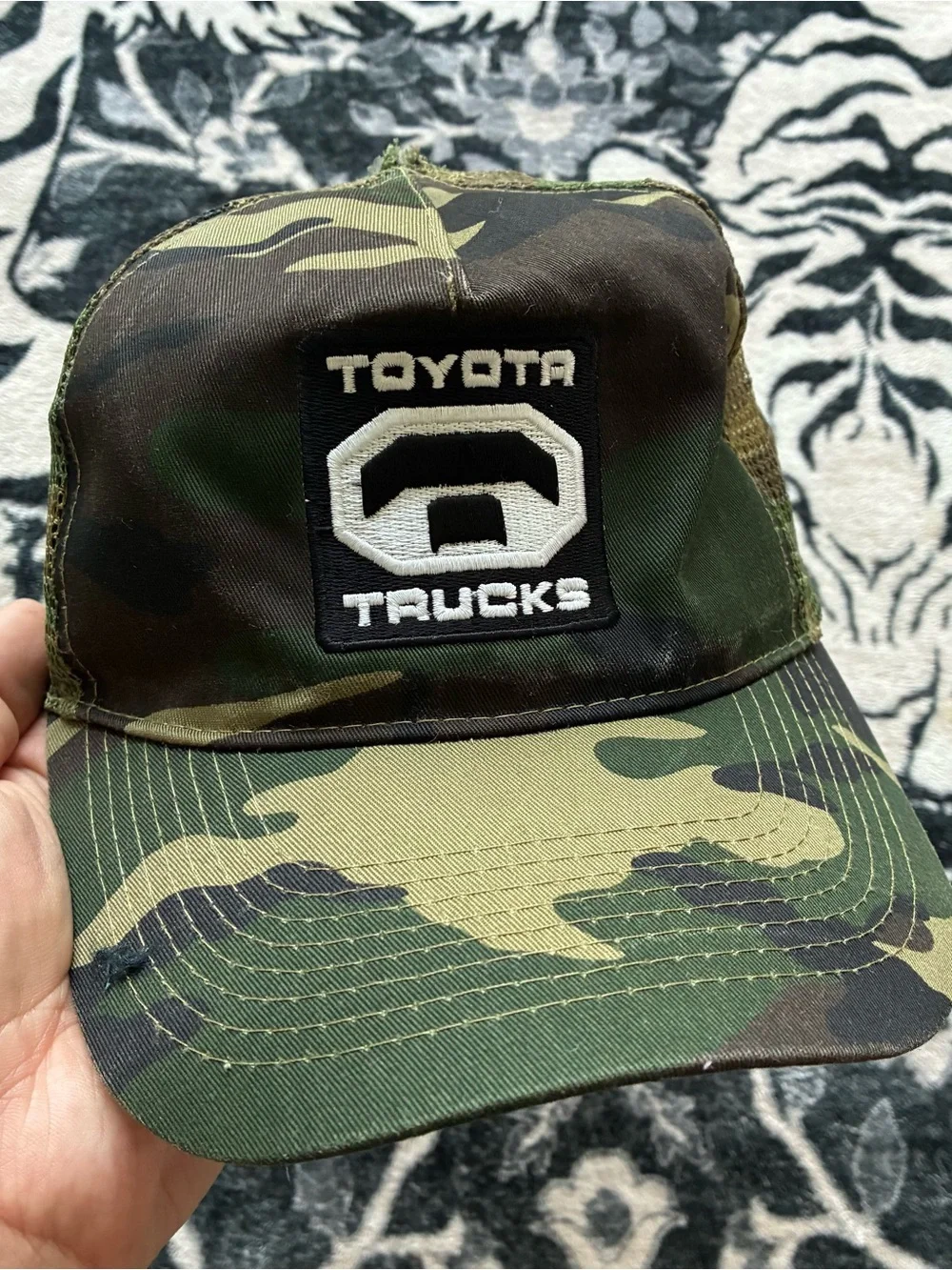 002 - TOYOTA TRUCKS CAMO MESH TRUCKER SNAPBACK HAT